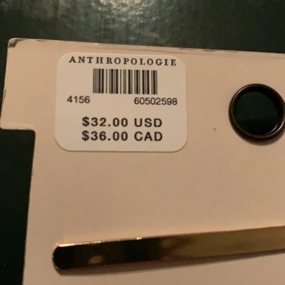 Anthropologie barrette set . NWT letter‎ A and 2nd set letter R